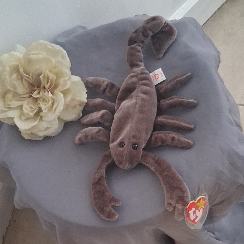 Ty Plush Scorpion in Rich Brown